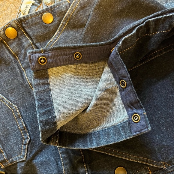 Hanna Andersson Dark Wash Denim Jean Overalls Toddler 18/24 Months 80cm - Picture 3 of 4